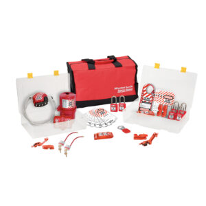 Portable Organizer with Electrical Lockout Assortment. Six 4