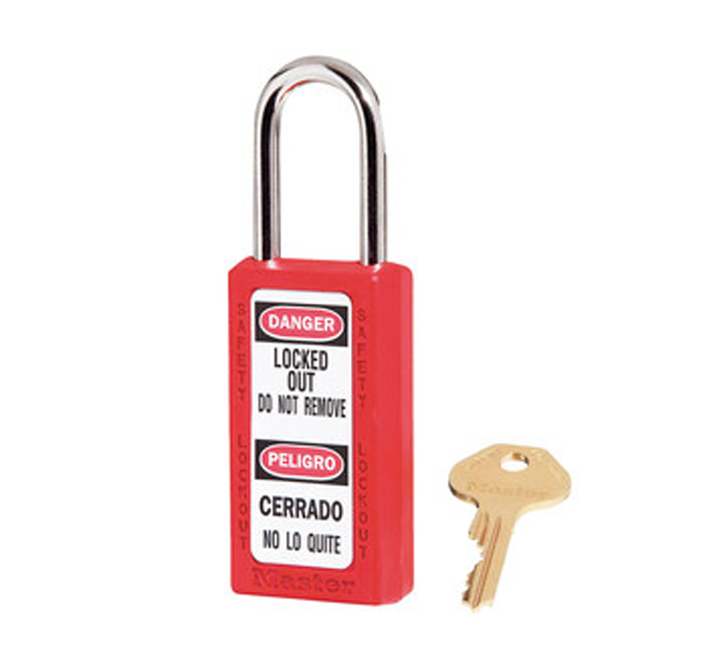 Padlock Thermoplastic Red
