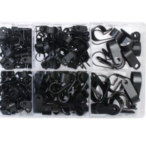 Assorted Box of Black P Clips