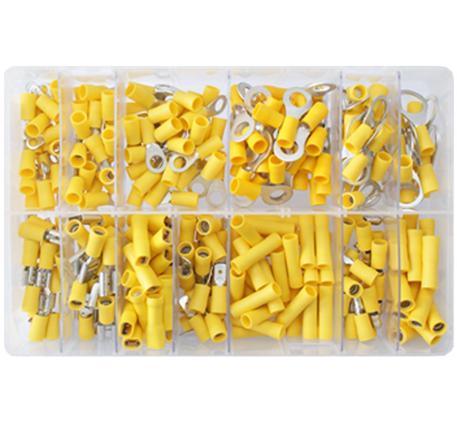 Assorted Yellow Electrical Terminals ACTKY