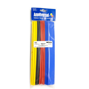 Heatshrink 2:1 Blue,Red,Yellow&Black 3 of each 250mm
