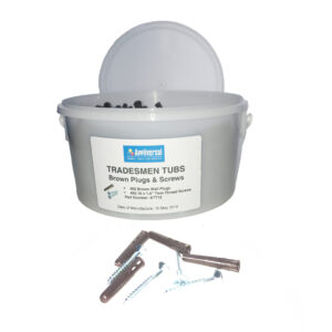 Tradesmen Tubs  ATT13: Brown Plugs & Screws