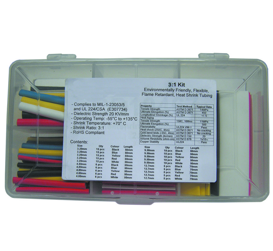 Heatshrink Tubing 3:1 Kit