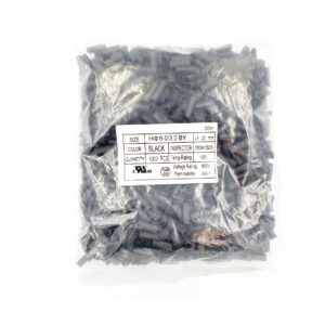 Heatshrink Tubing Norm Wall 2:1 Black 6.40mm 20mm Length 1K