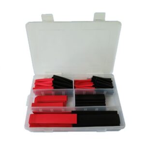 Heatshrink Kit  2:1  Black And Red 100 pcs