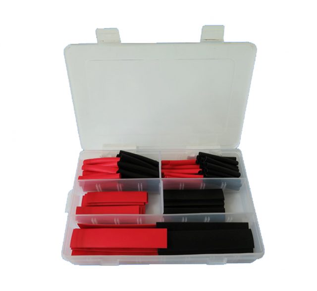 Heatshrink Kit 2:1 Black And Red 100 pcs