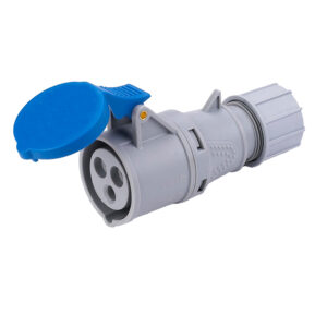 Coupler 16A 3P 240V IP44 Blue