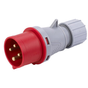 Plug 16A 4P 400V IP44 Red