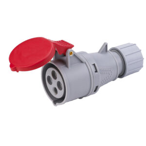 Coupler 16A 4P 400V IP44 Red