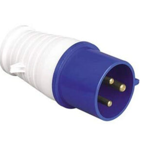 Plug 32A 3P 240V IP44 Blue
