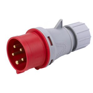 Plug 32A 5P 400V IP44 Red