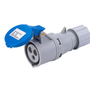 Coupler 32A 3P 240V IP44 Blue