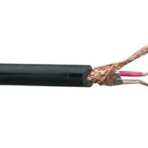 Microphone Cable 2 Core Screened , 20/0.12mm, Black, 100m