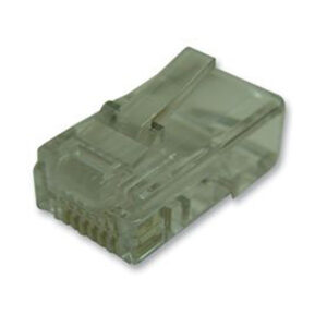 RJ45 Plug, Round Entry 10 Pack