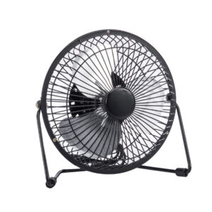 6" Mini USB Desk Fan, Black 
