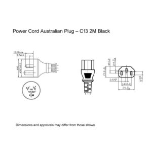 Australian IEC C13 Power