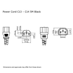 Extension Lead IEC 5m