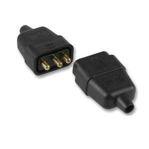 In-Line Rubber Connector, 10A