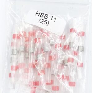 25 x Solder Heat Shrinkable Sleeves Red
