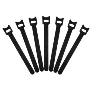 Adjustable Cable Ties 20mm Black Pack x 6